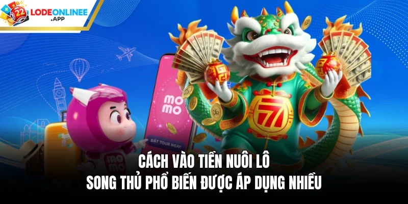 Cách vào tiền nuôi lô song thủ phổ biến được áp dụng nhiều 