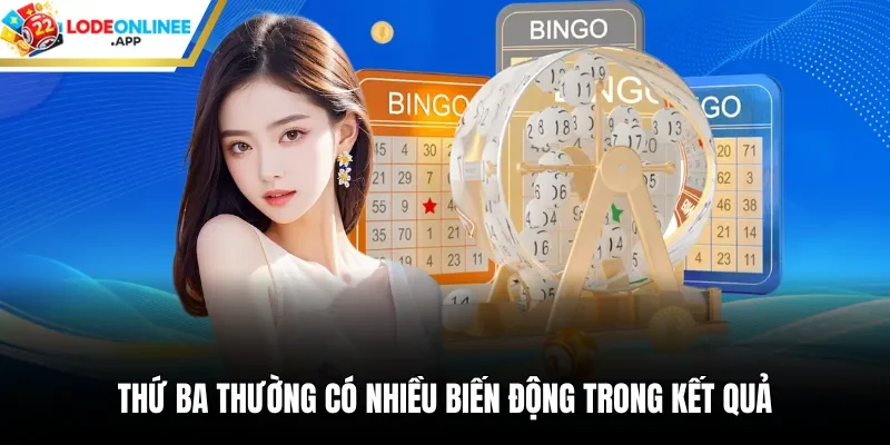 Thứ ba thường có nhiều biến động trong kết quả